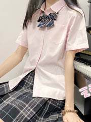 JK girl short sleeve doll collar uniform blouse