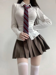 cutiekill-jk-ruched-slim-fit-blouse-shirt-jk0081