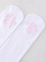 cutiekill-jk-style-kitty-paw-anti-slip-tights-c0550