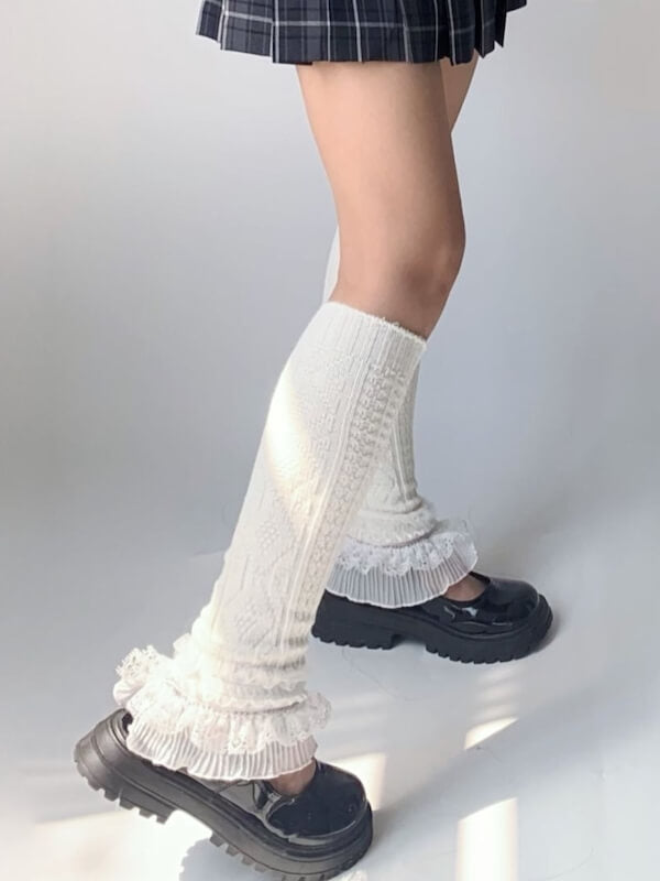 cutiekill-lace-layered-leg-warmers-c0181