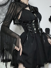 cutiekill-lace-ribbon-see-through-bolero-ah0334