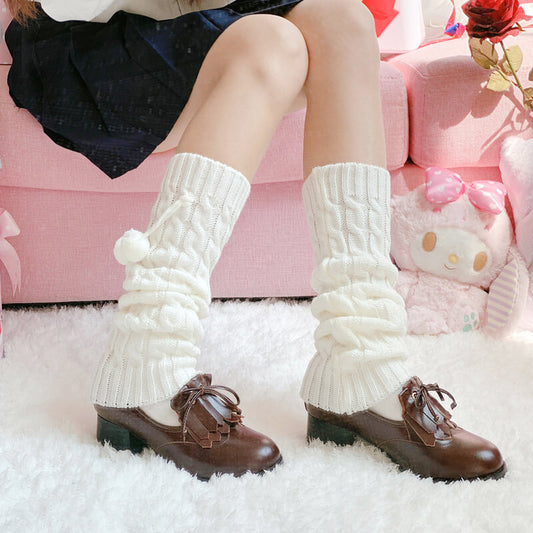 cutiekil-lolita-fluffy-pompon-leg-warmer-c0058