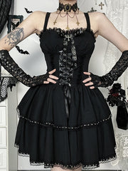 cutiekill-lolita-goth-lace-up-dress-chain-bolero-ah0840