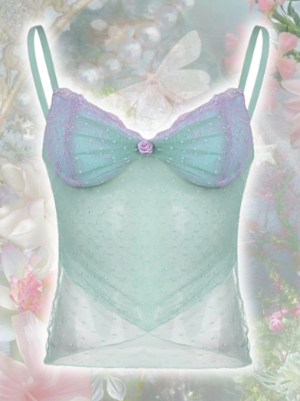 cutiekill-mermaid-aesthetic-mint-camisole-om0135