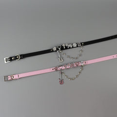 cutiekill-nana-y2k-rhinestone-guitar-choker-acc006