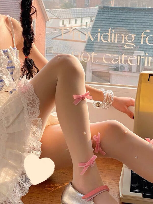 cutiekill-pearl-lolita-bow-tights-c0381
