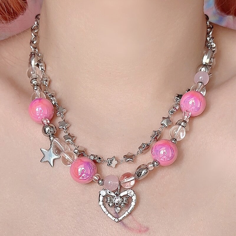 cutiekill-pink-candy-heart-necklace-ah0507