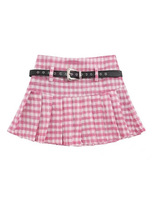 cutiekill-plus-size-pink-academia-belt-skirt-dm0035