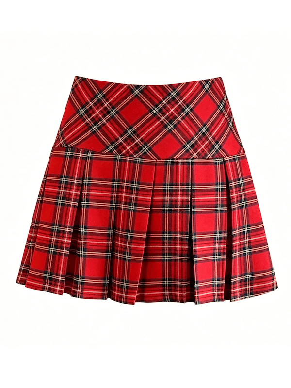 cutiekill-plus-size-plaid-pleated-mini-skirt-plus001
