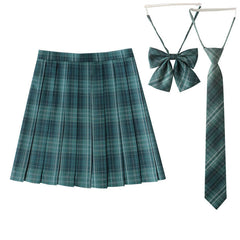 cutiekill-poetic-green-jk-vintage-plaid-uniform-skirt-c0018309-1