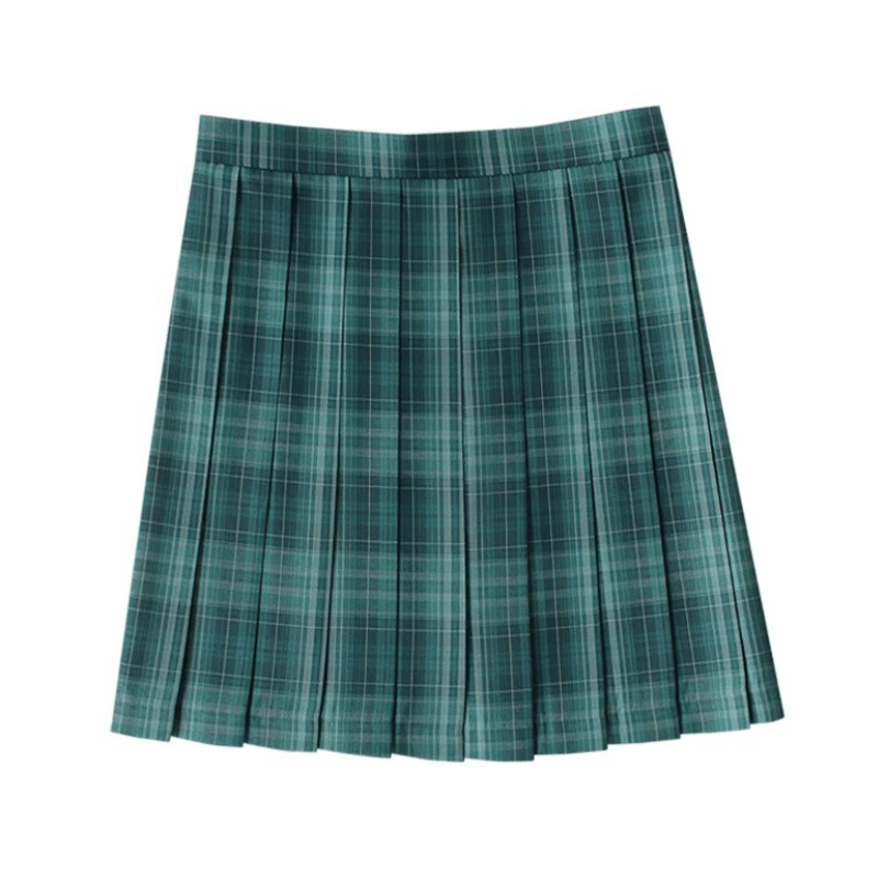 cutiekill-poetic-green-jk-vintage-plaid-uniform-skirt-c0018309-1