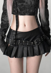 cutiekill-punk-charm-rivet-belt-mini-skirt-om0426
