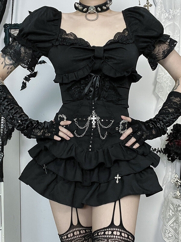 cutiekill-punk-girl-cross-decoration-bloomer-skirt-ah0828