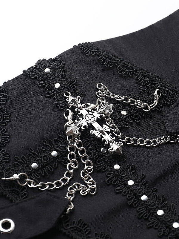 cutiekill-punk-girl-cross-decoration-bloomer-skirt-ah0828