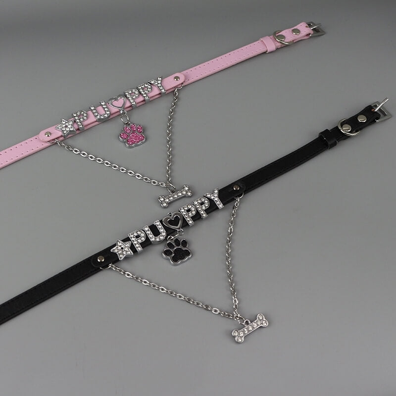 cutiekill-puppy-paw-cute-bone-choker-ah0418
