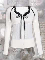 cutiekill-quiana-lace-up-black-white-patchwork-top-om0469