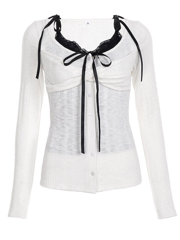 cutiekill-quiana-lace-up-black-white-patchwork-top-om0469