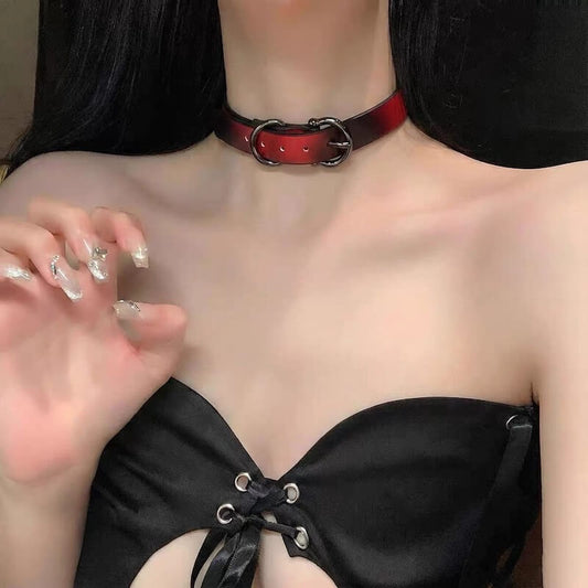 cutiekill-red-heat-reactive-rhinestone-y2k-choker-acc012