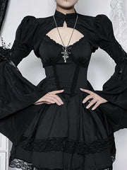 cutiekill-ribbon-sleeves-gothic-bolero-ah0539