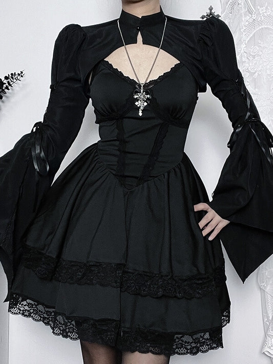 cutiekill-ribbon-sleeves-gothic-bolero-ah0539