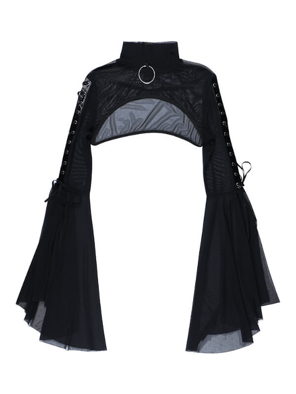 cutiekill-ribbon-sleeves-see-through-bolero-ah0237