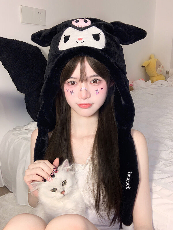 cutiekill-movable-ears-kuromi-cinnamoroll-hat-m0036