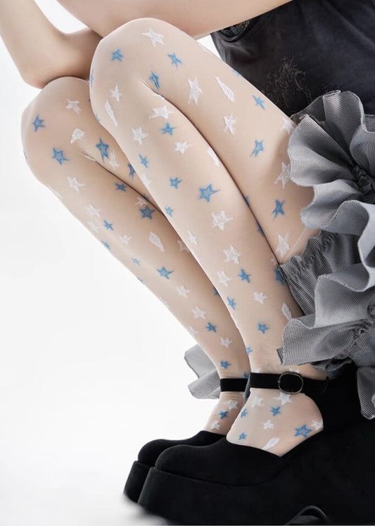 cutiekill-romantic-stars-tights-c0408