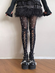 cutiekill-rosalie-polka-dot-lace-up-tights-c0565