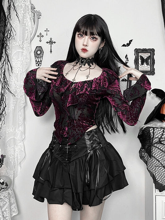 cutiekill-ruffled-gothic-beads-top-ah0755