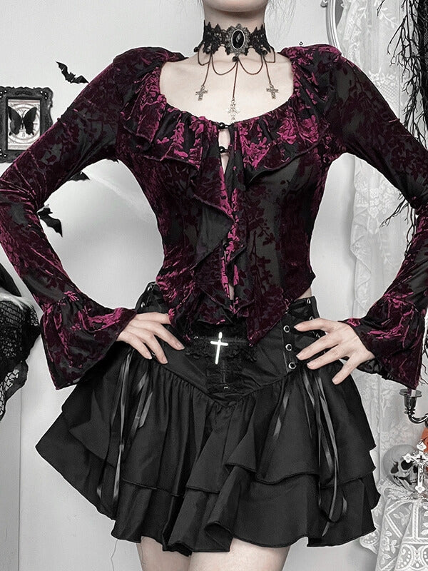 cutiekill-ruffled-gothic-beads-top-ah0755