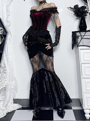 cutiekill-see-through-lace-fishtail-skirt-ah0584