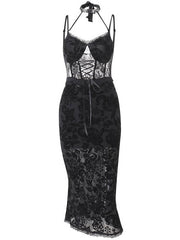 cutiekill-sexy-goth-jacquard-halter-dress-ah0331