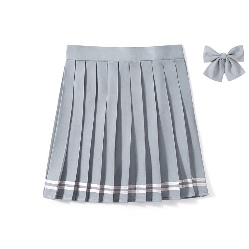 cutiekill-skirt-bow-jk-candy-color-school-uniform-skirt-c00184