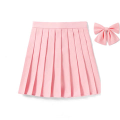 cutiekill-skirt-bow-jk-candy-color-school-uniform-skirt-c00184