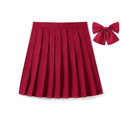 cutiekill-skirt-bow-jk-candy-color-school-uniform-skirt-c00184