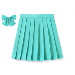 cutiekill-skirt-bow-jk-candy-color-school-uniform-skirt-c00184