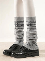 snowflake-vintage-knit-leg-warmers-c0528