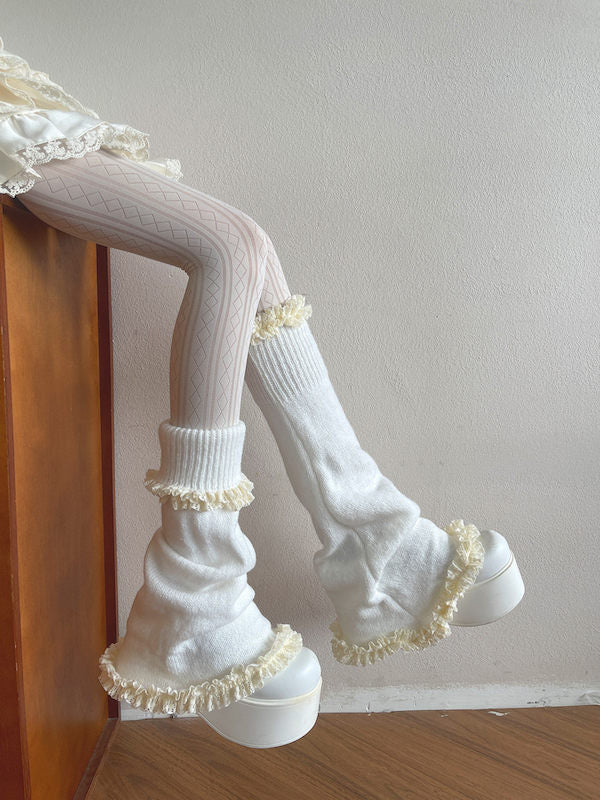 cutiekill-soft-cream-flared-leg-warmers-diamond-tights-c0563