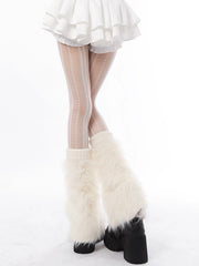 cutiekill-soft-furry-lace-up-leg-warmers-c0501