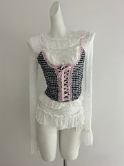 cutiekill-soft-plaid-lace-up-camisole-ah0896