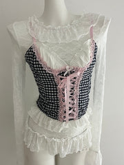 cutiekill-soft-plaid-lace-up-camisole-ah0896