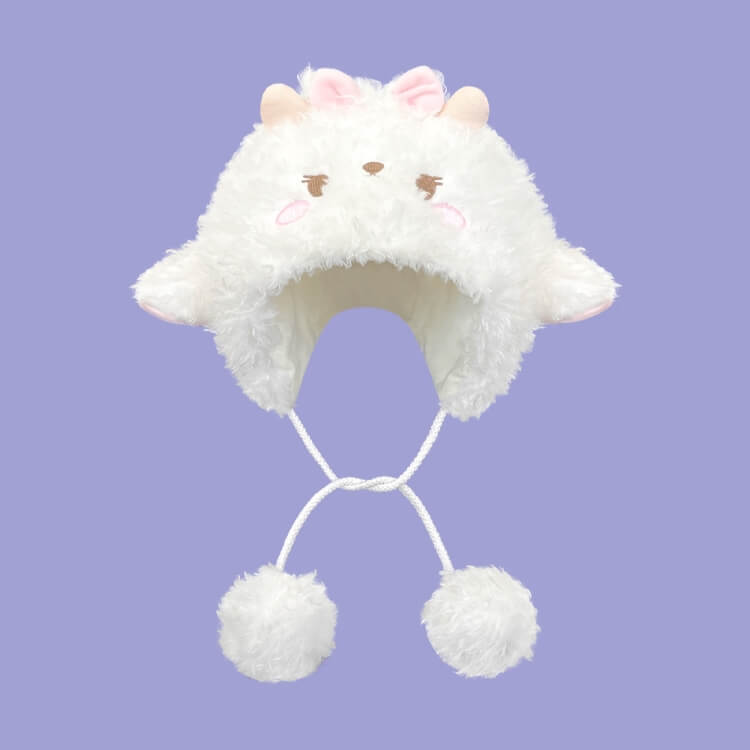 cutiekill-soft-sheep-pompon-hat-c0341