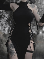 cutiekill-spicy-goth-high-slit-dress-ah0423