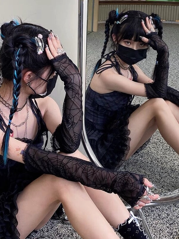 cutiekill-spider-web-arm-sleeves-gloves-ah0555