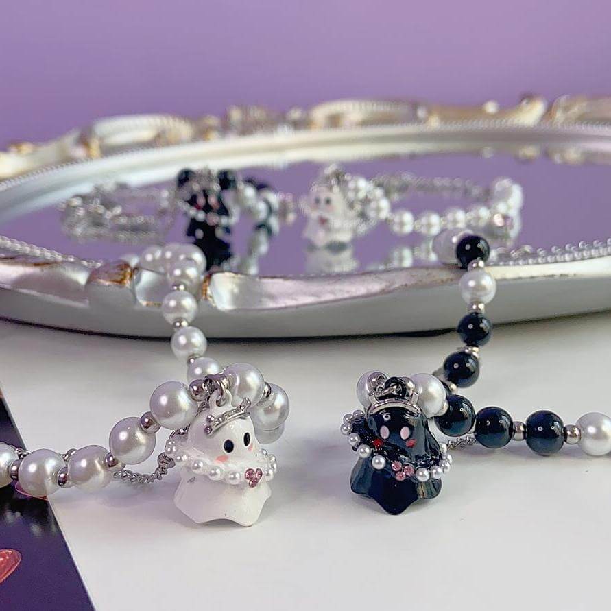 cutiekill-spooky-ghost-necklace-bracelet-ah0453