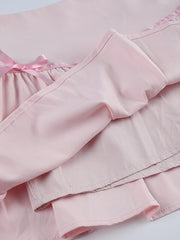 Spring pink mini skirt