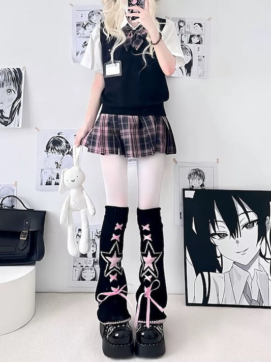 cutiekill-star-ribbons-y2k-leg-warmers-c0430-5