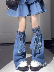 cutiekill-stars-y2k-denim-leg-warmers-c0324-2