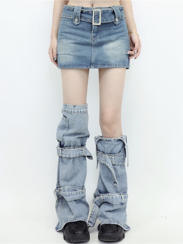 cutiekill-street-fashion-y2k-denim-leg-warmers-c0076