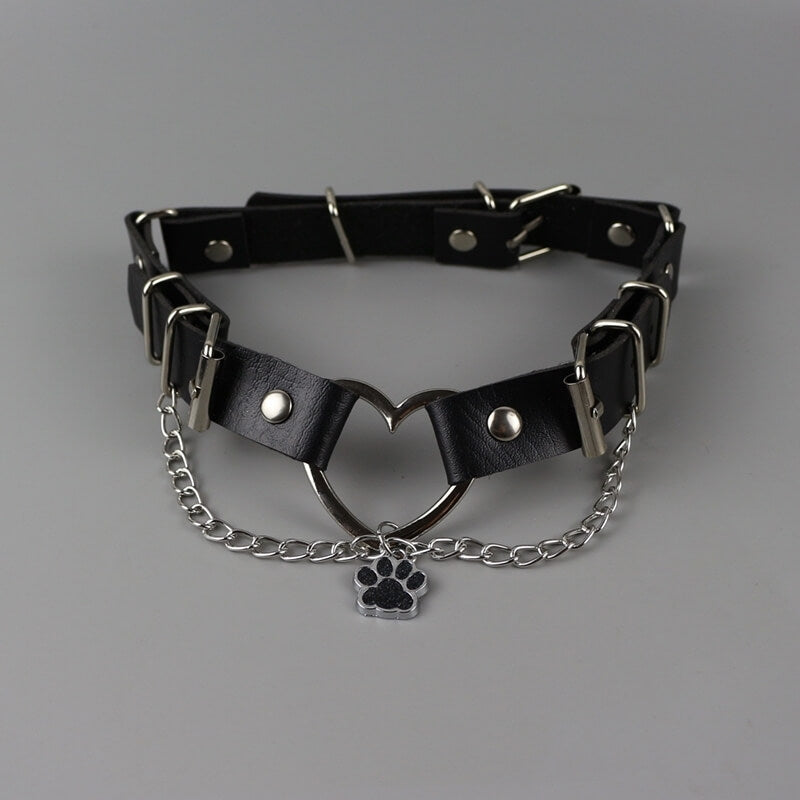 cutiekill-sugar-spike-puppy-paw-choker-acc002